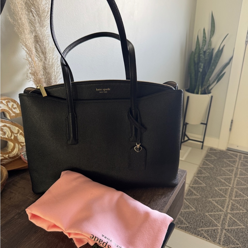 Kate Spade Black Leather work Bag